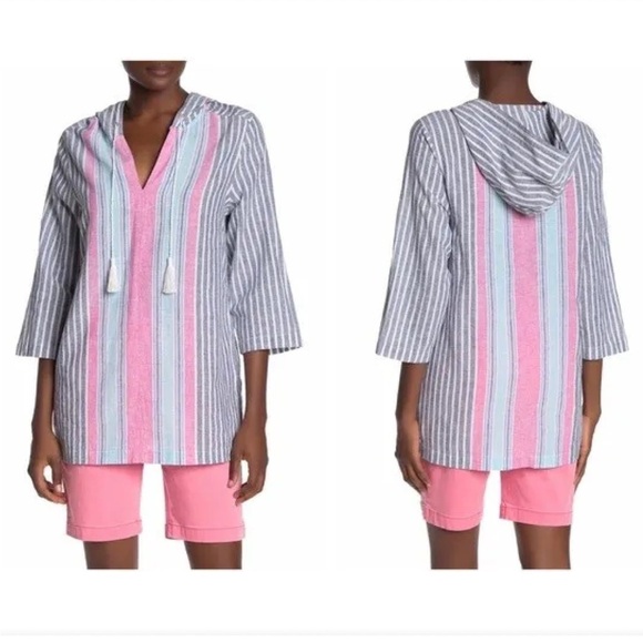 Tommy Bahama Baja Hoodie -Medium. B31 - Picture 1 of 8